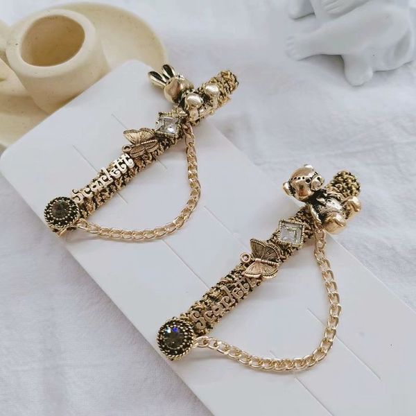 70%off 01 korea heavy industry new metal chain cute bear rabbit hairpin baroque banger light luxury duck, Golden;silver
70%off 01 korea heavy industry new metal chain cute bear rabbit hairpin baroque banger light luxury duck, Golden;silver