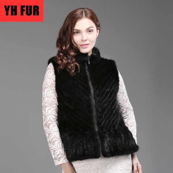 women's fur & faux 2021 style fashion women real mink vest 100% female natural coat quality knitted brand casual gilet, Black
women's fur & faux 2021 style fashion women real mink vest 100% female natural coat quality knitted brand casual gilet, Black
