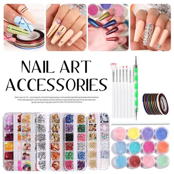 nail art kits kit with dotting painting pen rhinestones acrylic powder striping tape manicure tool set
nail art kits kit with dotting painting pen rhinestones acrylic powder striping tape manicure tool set