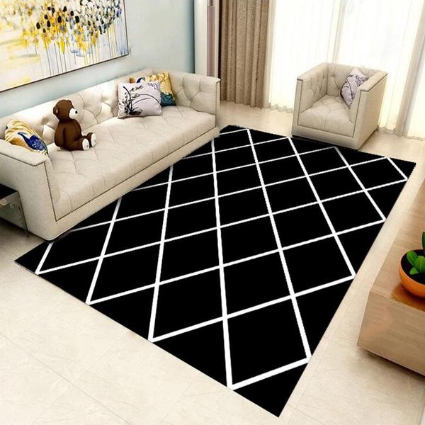 carpets fashion black and white plaid floor for living room bedroom parlor decorative chair bedside large rugs
carpets fashion black and white plaid floor for living room bedroom parlor decorative chair bedside large rugs