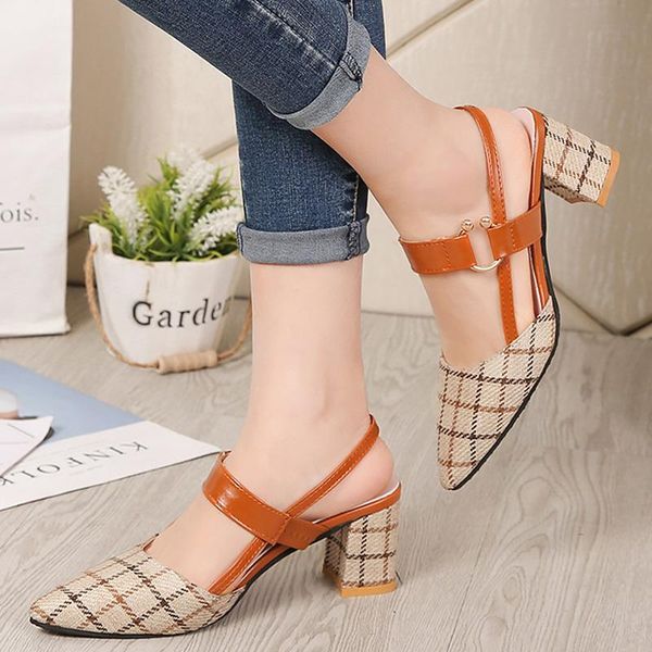 women summer shoes gingham casual sandals for girl buckle strap square heel shoe woman 6 colors pu sole sandal female, Black
women summer shoes gingham casual sandals for girl buckle strap square heel shoe woman 6 colors pu sole sandal female, Black