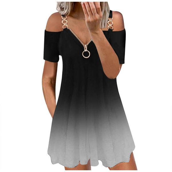 casual dresses women sling off shoulder short sleeve zipper v-neck gradient color dress high waist loose linen solid 2021 summer, Black;gray
casual dresses women sling off shoulder short sleeve zipper v-neck gradient color dress high waist loose linen solid 2021 summer, Black;gray