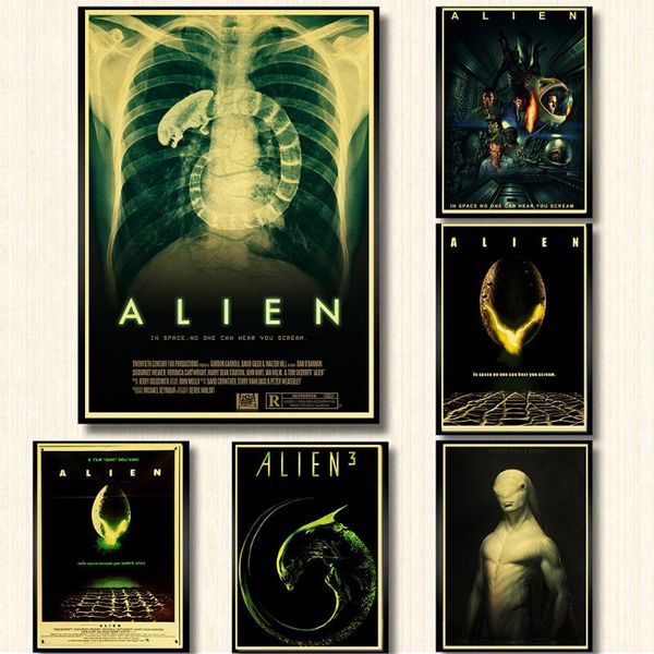 paintings science fiction movies alien poster home decor wall art painting kraft paper print retro
paintings science fiction movies alien poster home decor wall art painting kraft paper print retro