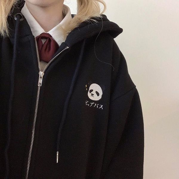 women's jackets japan y2k zipper harajuku kawaii panda embroidery streetwear slim casual famale coat ulzzang autumn fashion hooded wome, Black;brown
women's jackets japan y2k zipper harajuku kawaii panda embroidery streetwear slim casual famale coat ulzzang autumn fashion hooded wome, Black;brown
