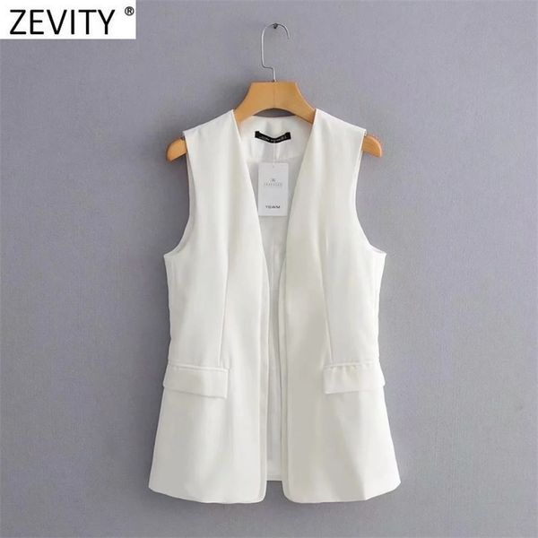 women fashion black white color sleeveless vest jacket office ladies open stitch suits waistcoat pockets outwear ct704 210416, Black;brown
women fashion black white color sleeveless vest jacket office ladies open stitch suits waistcoat pockets outwear ct704 210416, Black;brown
