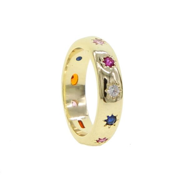 women's rainbow colorful stone ring round engagement wedding rings trendy band lesbian & gay couple jewelry cluster, Golden;silver
women's rainbow colorful stone ring round engagement wedding rings trendy band lesbian & gay couple jewelry cluster, Golden;silver