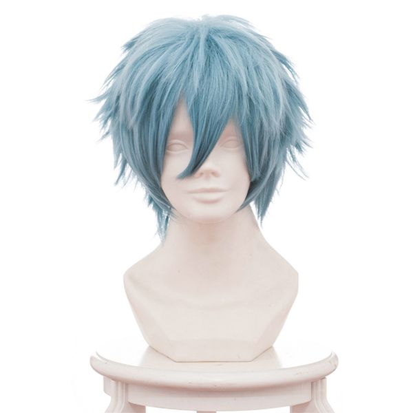 anime my hero academia boku no hiro akademia shigaraki tomura short gray blue mixed curly costume cosplay wig + wig cap, Black
anime my hero academia boku no hiro akademia shigaraki tomura short gray blue mixed curly costume cosplay wig + wig cap, Black