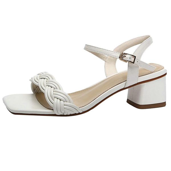 buckles shoes woman high heels 2021 summer genuine leather women's sandals platform office lady thick pumps female, Black
buckles shoes woman high heels 2021 summer genuine leather women's sandals platform office lady thick pumps female, Black
