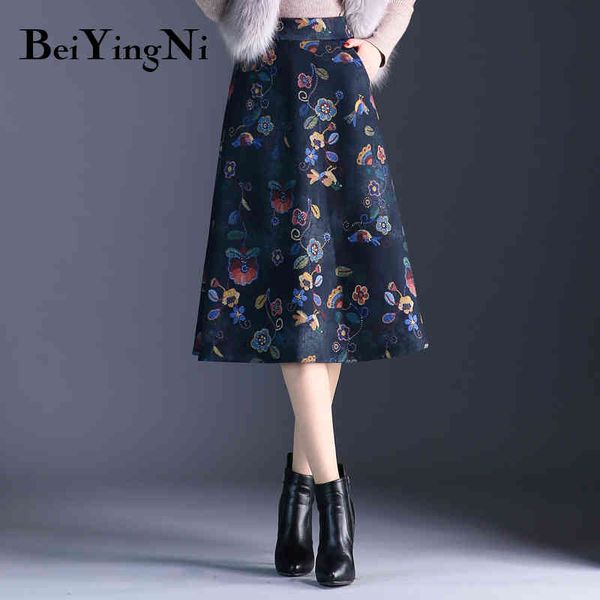 beiyingni high waist skirt women plus size retro korean floral print midi skirts new arrival s-3xl elegant saias autumn winter 210416, Black
beiyingni high waist skirt women plus size retro korean floral print midi skirts new arrival s-3xl elegant saias autumn winter 210416, Black