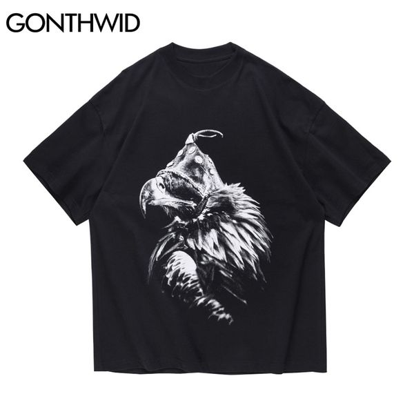 tshirts summer hip hop harajuku punk rock gothic eagle print short sleeve t-shirts streetwear cotton casual tees 210602, White;black
tshirts summer hip hop harajuku punk rock gothic eagle print short sleeve t-shirts streetwear cotton casual tees 210602, White;black