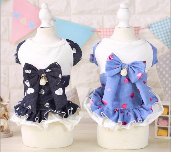 dog apparel rhinestone bow denim dress female pet products summer spring 100% cotton clothing for dogs puppy cat clothes xs-xl
dog apparel rhinestone bow denim dress female pet products summer spring 100% cotton clothing for dogs puppy cat clothes xs-xl