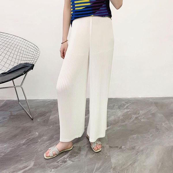 women's pants & capris plus size for women 45-75kg 2021 solid colour elastic loose miyake pleated casual high waist wide leg trousers f, Black;white
women's pants & capris plus size for women 45-75kg 2021 solid colour elastic loose miyake pleated casual high waist wide leg trousers f, Black;white