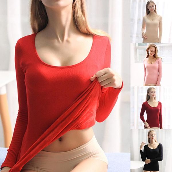 women's blouses & shirts plus size blusas mujer de moda 2021 woman seamless elastic thermal inner wear underwear ropa, White
women's blouses & shirts plus size blusas mujer de moda 2021 woman seamless elastic thermal inner wear underwear ropa, White