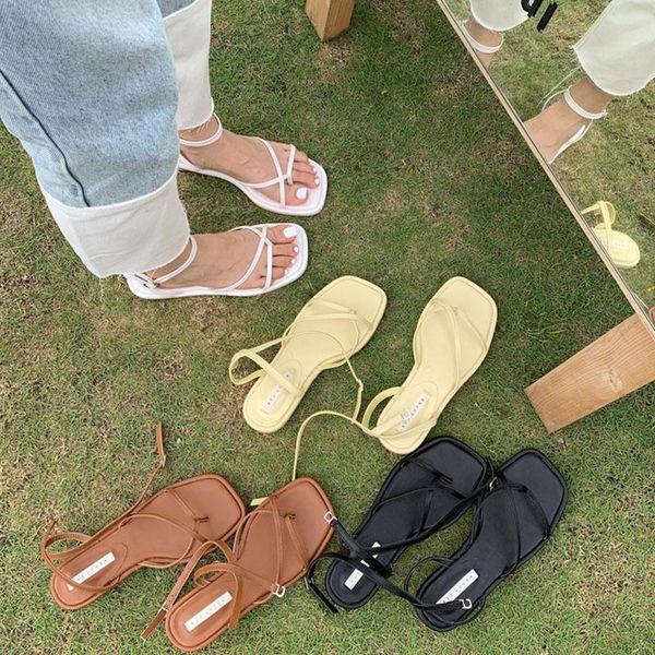 sandals 2021 summer women sandal shoes low round heel narrow band gladiator casual ladies outdoor female beach slides, Black
sandals 2021 summer women sandal shoes low round heel narrow band gladiator casual ladies outdoor female beach slides, Black