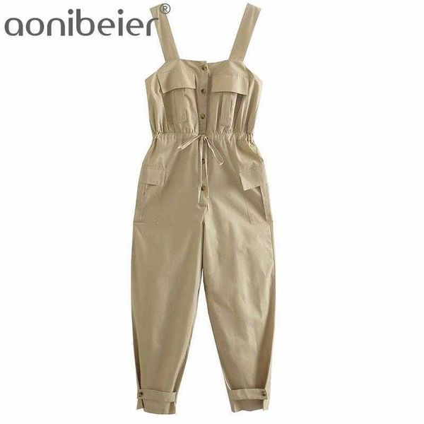 women jumpsuits summer sleeveless pockets overalls fashion wide straps casual long jumpsuit female high waist rompers 210604, Black;white
women jumpsuits summer sleeveless pockets overalls fashion wide straps casual long jumpsuit female high waist rompers 210604, Black;white