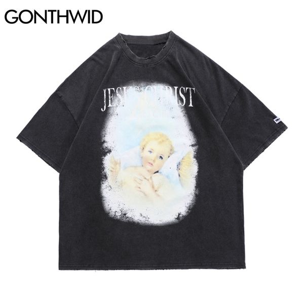 tshirts streetwear ripped distressed destroyed jesus angel print short sleeve tees shirts hip hop casual loose 210602, White;black
tshirts streetwear ripped distressed destroyed jesus angel print short sleeve tees shirts hip hop casual loose 210602, White;black