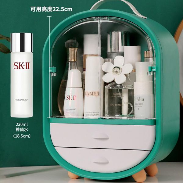 round double door cosmetic box organizer deskbeauty storage drawer boxs large capacity dustproof bathroom makeup case boxes & bins
round double door cosmetic box organizer deskbeauty storage drawer boxs large capacity dustproof bathroom makeup case boxes & bins