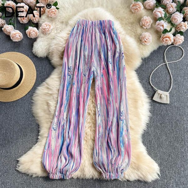 women's pants & capris deat women wide leg multi color tie dye pleated long high waist fashion trendy clothing spring summer 2021 11d22, Black;white
women's pants & capris deat women wide leg multi color tie dye pleated long high waist fashion trendy clothing spring summer 2021 11d22, Black;white