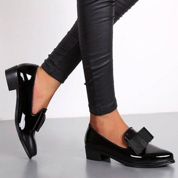 dress shoes women summer flat oxford casual classic with pointed toe butterfly-knot ladies sapato feminino, Black
dress shoes women summer flat oxford casual classic with pointed toe butterfly-knot ladies sapato feminino, Black