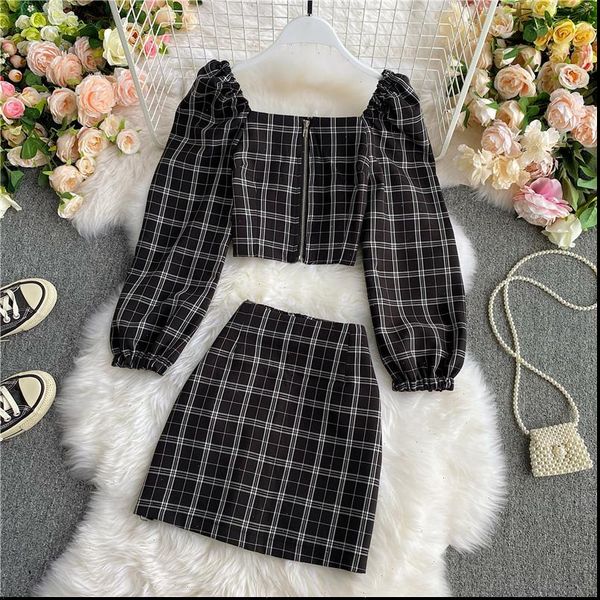 plaid tracksuit 2 two womens dresses piece set casual short shirts mini skirt matching sets outfits, White
plaid tracksuit 2 two womens dresses piece set casual short shirts mini skirt matching sets outfits, White