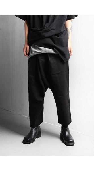 solid color versatile casual pants with drop feeling men's korean fashion drawstring elastic low grade baggy harlan, Black
solid color versatile casual pants with drop feeling men's korean fashion drawstring elastic low grade baggy harlan, Black