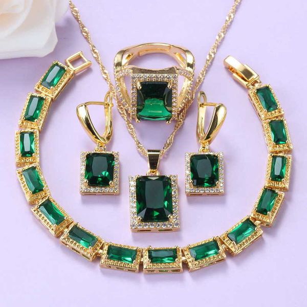 yellow gold-color luxury women green jewelry set with cubic zirconia necklace sets bracelet and ring wedding costume h1022, Silver
yellow gold-color luxury women green jewelry set with cubic zirconia necklace sets bracelet and ring wedding costume h1022, Silver
