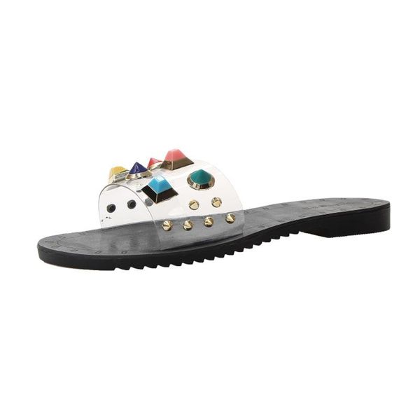 slippers ladies slides 2021 summer rivet women cute flat fashion women's casual woman flats slipper, Black
slippers ladies slides 2021 summer rivet women cute flat fashion women's casual woman flats slipper, Black