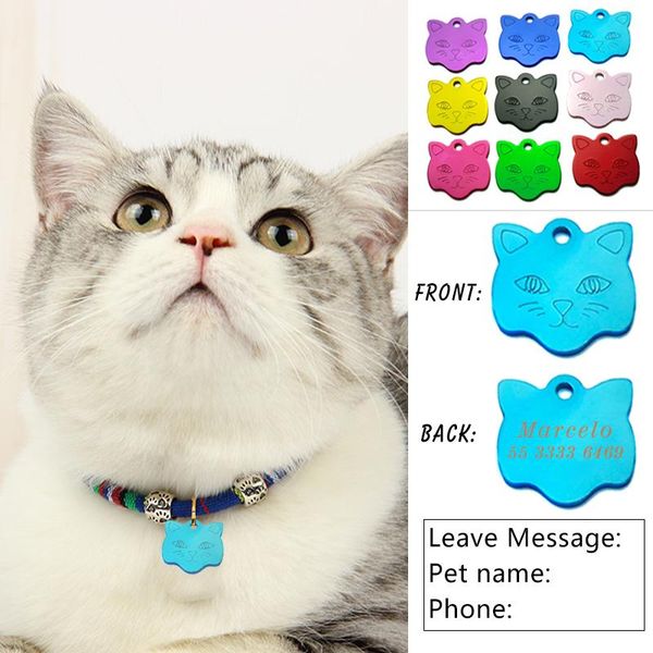cat collars & leads 2pcs custom engraving pet tag aluminum collar name pendant necklace puppy anti-lost id nameplate accessory
cat collars & leads 2pcs custom engraving pet tag aluminum collar name pendant necklace puppy anti-lost id nameplate accessory