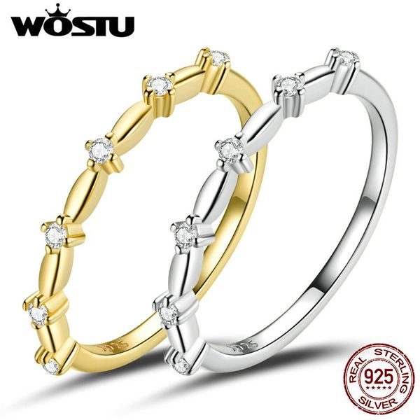 cluster rings wostu authentic 925 sterling silver stars engagement zircon size for women female original jewelry ctr206, Golden;silver
cluster rings wostu authentic 925 sterling silver stars engagement zircon size for women female original jewelry ctr206, Golden;silver