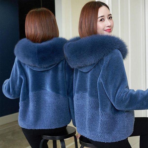 women's fur & faux 2021 autumn winter women real female outerwear fashion solid warm causal thick elegant natural coat w45, Black
women's fur & faux 2021 autumn winter women real female outerwear fashion solid warm causal thick elegant natural coat w45, Black