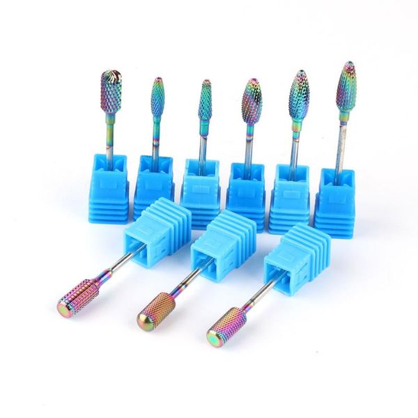 nail art equipment tungsten blue rainbow gold carbide drill bit electric mills cutter for bits, Silver
nail art equipment tungsten blue rainbow gold carbide drill bit electric mills cutter for bits, Silver