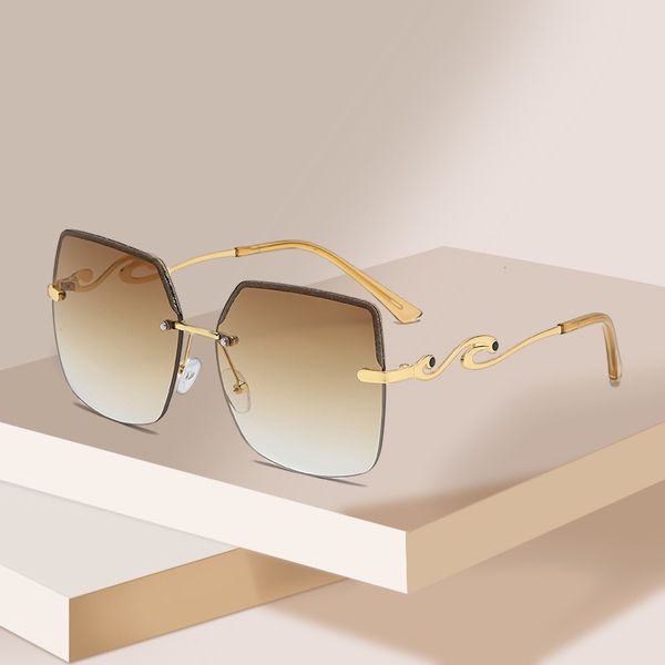 luxury designer rimless sunglasses for women resin lens framless sun glasses anti uv400 jc7157, White;black
luxury designer rimless sunglasses for women resin lens framless sun glasses anti uv400 jc7157, White;black