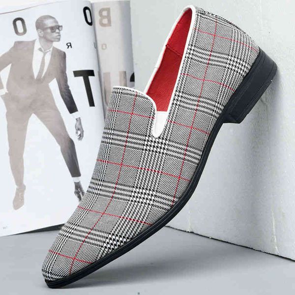 dress shoes design luxury plaid for men slip on male loafers classic point toe wedding big size 48 xm5q, Black
dress shoes design luxury plaid for men slip on male loafers classic point toe wedding big size 48 xm5q, Black