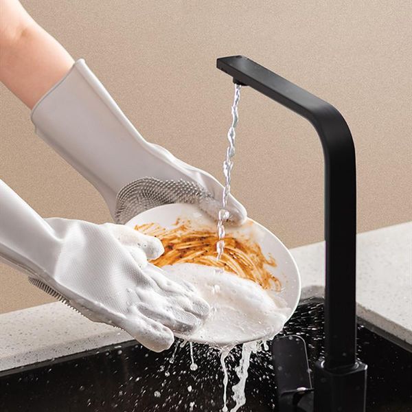 disposable gloves silicone dish washing golves scrubbing glove kitchen cleaning insulated magic heat resistance household rubber
disposable gloves silicone dish washing golves scrubbing glove kitchen cleaning insulated magic heat resistance household rubber