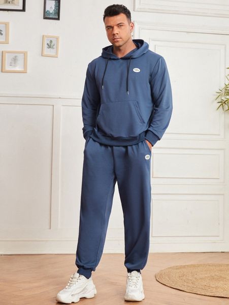 extended sizes men letter graphic drawstring hoodie & sweatpants v8rq#, Gray
extended sizes men letter graphic drawstring hoodie & sweatpants v8rq#, Gray