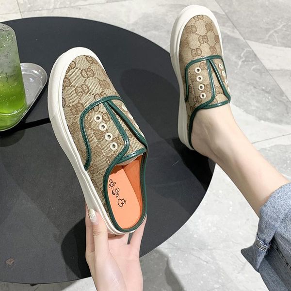 slippers female summer wear 2021 women's casual lazy shoes printed baotou half one pedal wild d518, Black
slippers female summer wear 2021 women's casual lazy shoes printed baotou half one pedal wild d518, Black