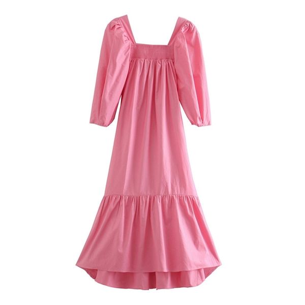 blsqr autumn pink women dress female square collar puff sleeve draped ankle-length cotton dresses vestidos feminino 210331, Black;gray
blsqr autumn pink women dress female square collar puff sleeve draped ankle-length cotton dresses vestidos feminino 210331, Black;gray