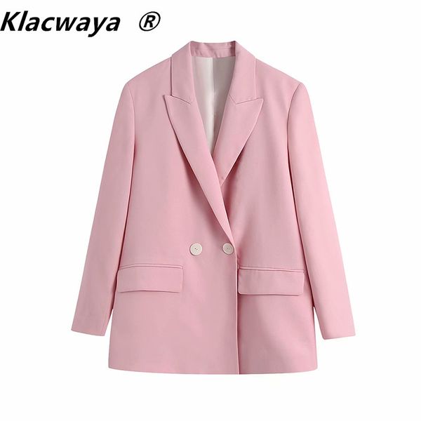 women fashion double breasted loose fitting blazers vintage long sleeve pockets female outerwear chic veste femme 210521, White;black
women fashion double breasted loose fitting blazers vintage long sleeve pockets female outerwear chic veste femme 210521, White;black