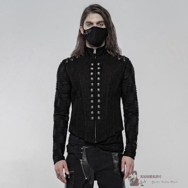 women's jackets punk rave gothic men's vampire dark court pattern embroidered sleeveless vest wy1242, Black;brown
women's jackets punk rave gothic men's vampire dark court pattern embroidered sleeveless vest wy1242, Black;brown