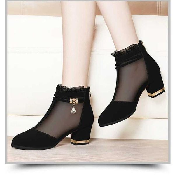 sandals woman mesh gauze light heels chunky shorts female boots fash breathable shoes black single women's
sandals woman mesh gauze light heels chunky shorts female boots fash breathable shoes black single women's