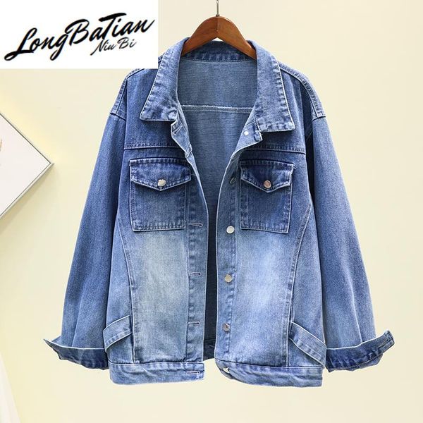 women's jackets spring autumn women outerwear korean vintage washed blue black jeans jacket female loose casual ladies denim coat, Black;brown
women's jackets spring autumn women outerwear korean vintage washed blue black jeans jacket female loose casual ladies denim coat, Black;brown