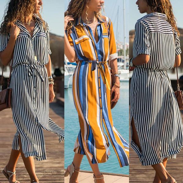 casual dresses spring summer women long maxi dress striped beach sundress party fashion boho loose lady, Black;gray
casual dresses spring summer women long maxi dress striped beach sundress party fashion boho loose lady, Black;gray