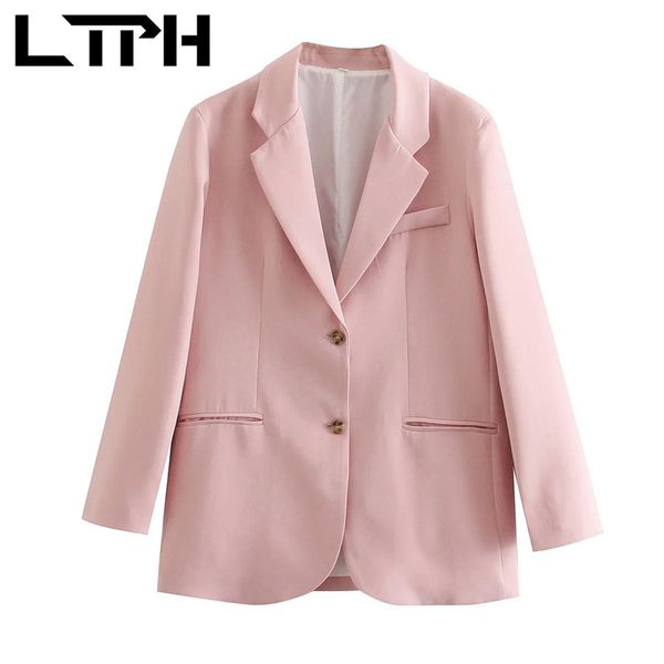 streetwear casual all-match pink blazer women loose blazers and jackets long sleeve lady suit coat spring 210427, White;black
streetwear casual all-match pink blazer women loose blazers and jackets long sleeve lady suit coat spring 210427, White;black