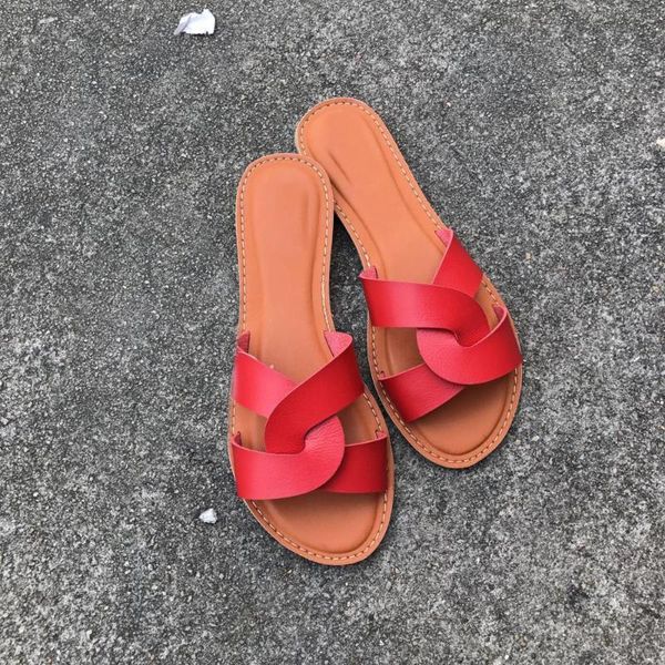 slippers ml9072 european and american summer women's shoes style fashion pu interlocking face wild female sandals original sin, Black