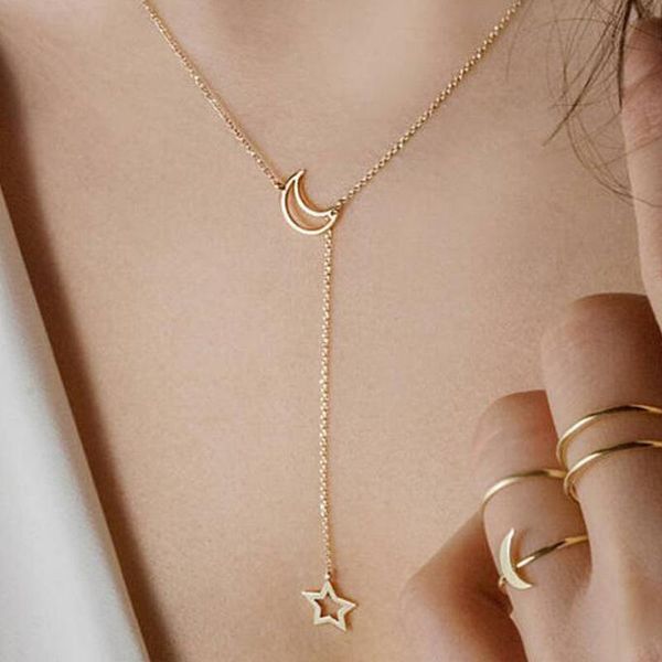 europe and america fashion women's ornament moon star choker short chain girl's jewelry necklaces pendants pendant, Silver
europe and america fashion women's ornament moon star choker short chain girl's jewelry necklaces pendants pendant, Silver