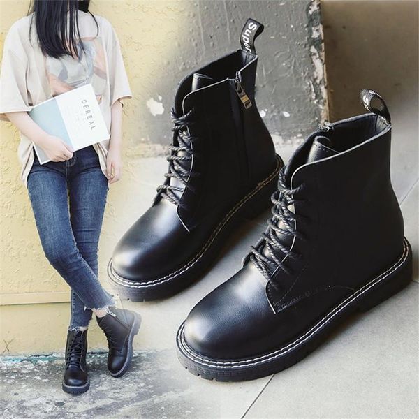 boots women shose leather warm car stitch winter autumn designers motorcycle ankle boot for mujer, Black
boots women shose leather warm car stitch winter autumn designers motorcycle ankle boot for mujer, Black