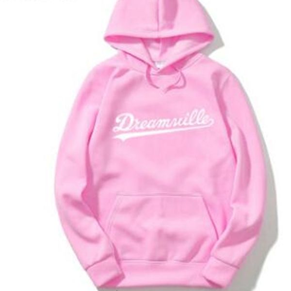 men dreamville j. cole sweatshirts autumn spring hooded hoodies hip hop casual pullovers clothing, Black