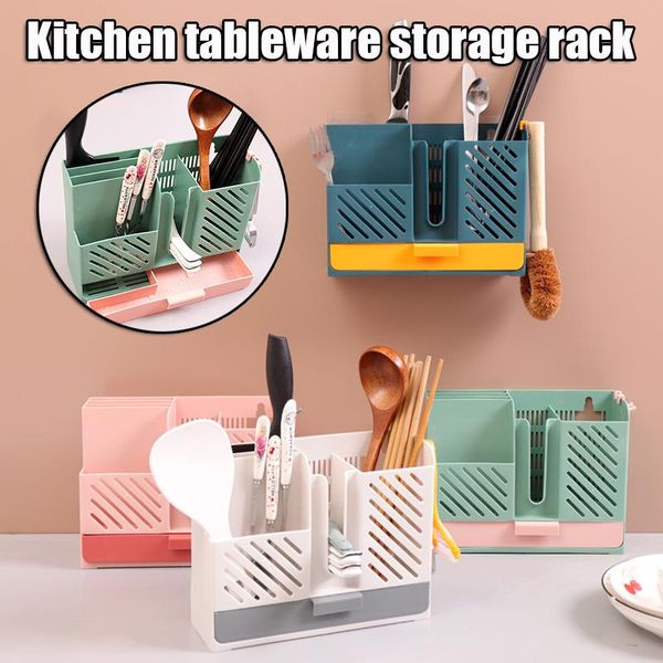 kitchen storage & organization cutlery drain chopsticks spoon holder wall mounted easy to install utensils drying basket organizer
kitchen storage & organization cutlery drain chopsticks spoon holder wall mounted easy to install utensils drying basket organizer