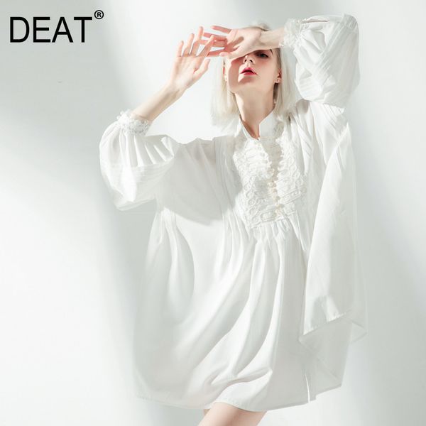 deat new spring and summer fashion casual half high collar long sleeve loose solid color patchwork dress women sj932 210428, Black;gray
deat new spring and summer fashion casual half high collar long sleeve loose solid color patchwork dress women sj932 210428, Black;gray