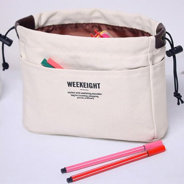 1pc multi-functional women canvas purse travel organizer bag insert with compartments girl makeup storage case handbag cosmetic bags & cases
1pc multi-functional women canvas purse travel organizer bag insert with compartments girl makeup storage case handbag cosmetic bags & cases